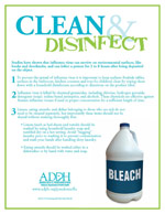 Cleaning and Sterilizing Poster